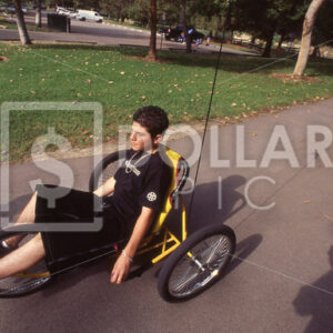 Bicyclist kid - Dollar Pic