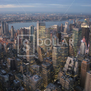 New York Skyline dusk - Dollar Pic