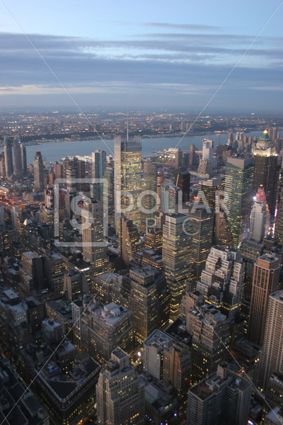 New York Skyline dusk - Dollar Pic