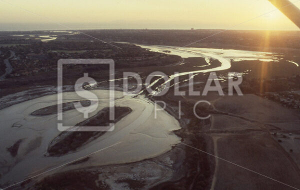 Newport, Ca back bay aerial - Dollar Pic