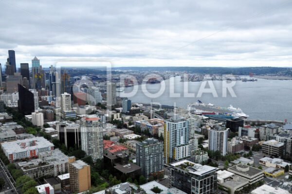 Seattle from Space Needle - Dollar Pic