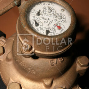 Utilities old water meter - Dollar Pic